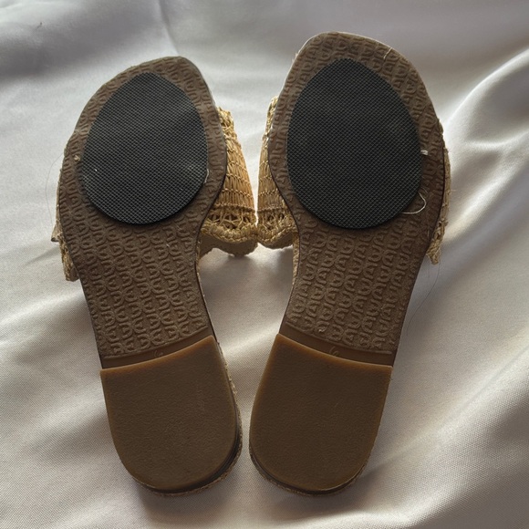 Sam Edelman Open Toe Tortoise Shell Buckle Bambi Buckle Slide Sandals 6M - Picture 5 of 7